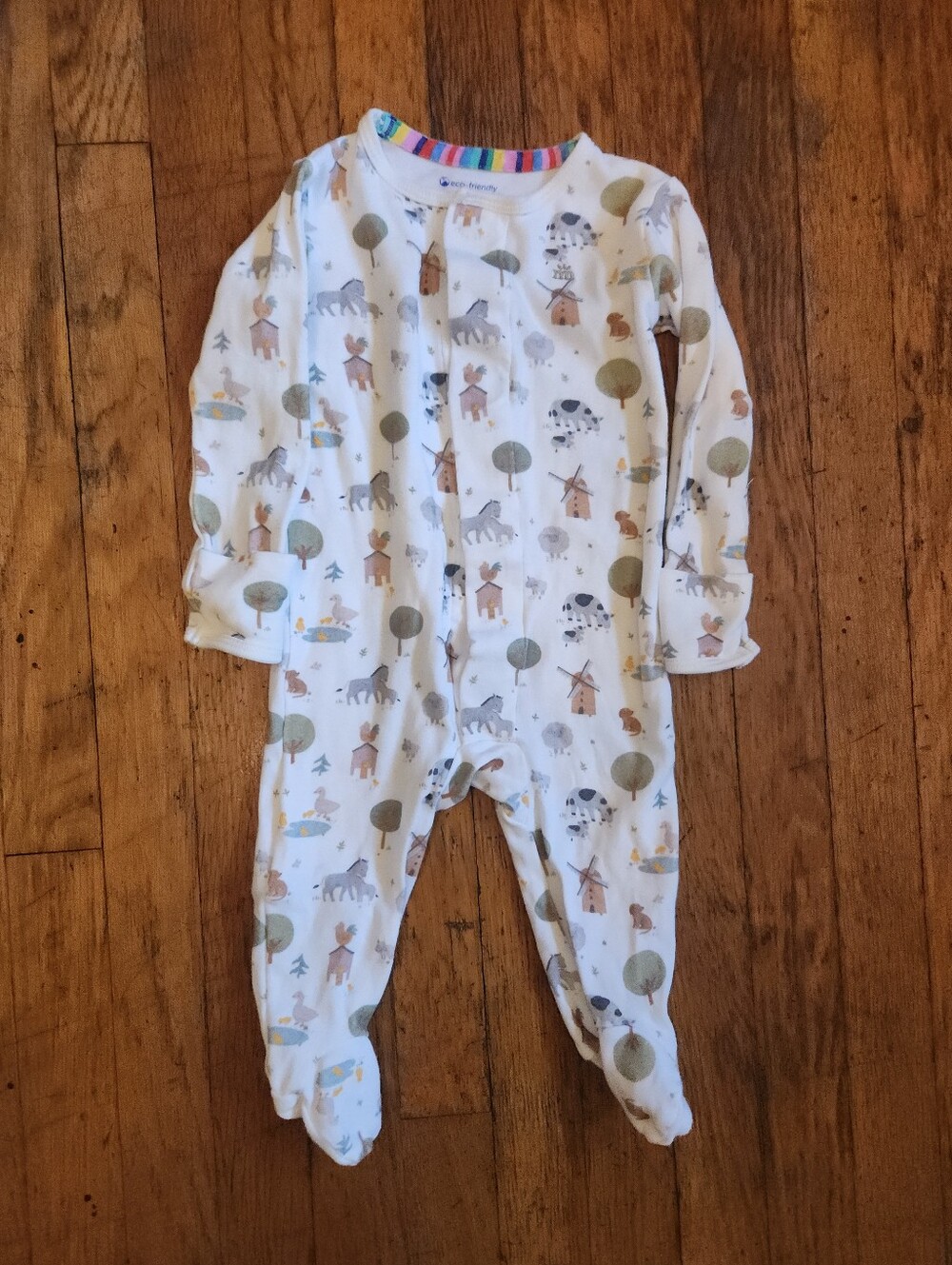 MAGNETIC ME 3-6 Month 2 Piece Organic Cotton Footie Bundle - Picture 6 of 10